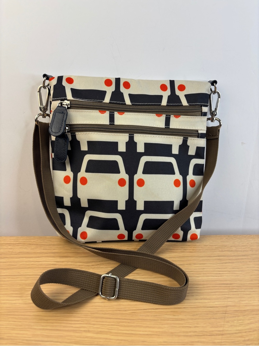 Orla Kiely for Target Crossbody Bag Retro Automobile Graphics Water Resistant